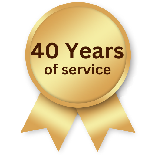 40 Years of service